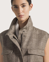 Gilet lungo in ecovisone -  | Seventy Venezia