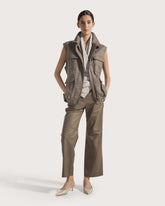 Gilet lungo in ecovisone -  | Seventy Venezia