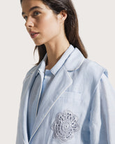 Long linen cotton vest. -  | Seventy Venezia