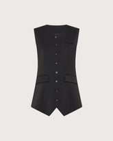 Gilet in gabardina misto lana -  | Seventy Venezia