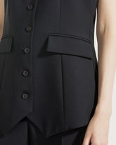 Gilet in gabardina misto lana -  | Seventy Venezia