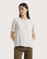 T-shirt in jersey e seta -  | Seventy Venezia
