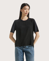 T-shirt in jersey e seta -  | Seventy Venezia