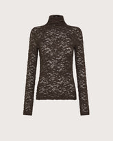 Stretch lace turtleneck -  | Seventy Venezia