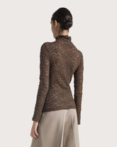 Stretch lace turtleneck -  | Seventy Venezia