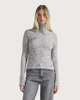 Stretch lace turtleneck -  | Seventy Venezia