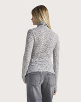 Stretch lace turtleneck -  | Seventy Venezia