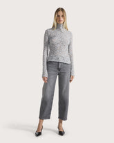 Stretch lace turtleneck -  | Seventy Venezia