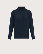 Blended silk polo shirt -  | Seventy Venezia
