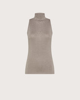Lupetto smanicato in lurex -  | Seventy Venezia