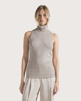 Lupetto smanicato in lurex -  | Seventy Venezia