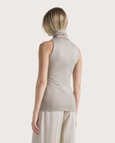 Lupetto smanicato in lurex -  | Seventy Venezia