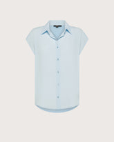 Camicia smanicata in jersey e crêpe misto seta -  | Seventy Venezia