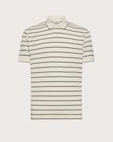 Striped piqué polo shirt -  | Seventy Venezia