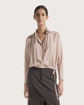 Basic shirt in blended silk -  | Seventy Venezia