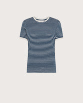 Maglia in lino cotone rigata. -  | Seventy Venezia