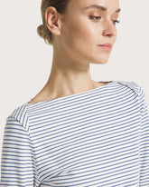 Maglia a righe in cotone viscosa -  | Seventy Venezia