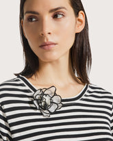 Maglia manica 3/4 in cotone rigato -  | Seventy Venezia