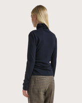 Ribbed high-neck top         -  | Seventy Venezia