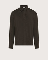 Wool blend jersey polo shirt -  | Seventy Venezia