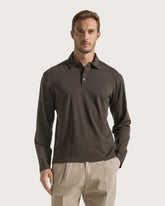 Wool blend jersey polo shirt -  | Seventy Venezia