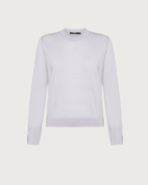 Maglia girocollo in lana merinos con spacchetti calati sui polsi -  | Seventy Venezia