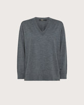 Maglia sollo V in lana merinos -  | Seventy Venezia