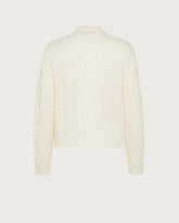 Cardigan a trecce con colletto in punto norvegese -  | Seventy Venezia
