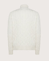 Maglione collo alto a treccia alternata -  | Seventy Venezia