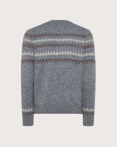 Maglione girocollo in jacquard misto lana -  | Seventy Venezia