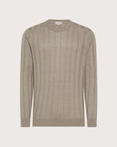 Ribbed crewneck sweater -  | Seventy Venezia