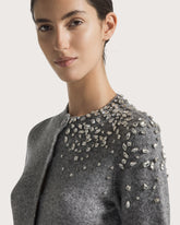 Wool and baby alpaca Mandarin shirt -  | Seventy Venezia