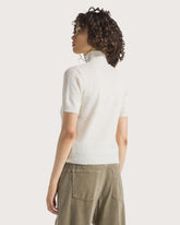 Alpaca-blend short-sleeved turtleneck -  | Seventy Venezia