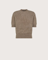 Cashmere short sleeved crewneck -  | Seventy Venezia