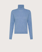 Turtleneck with alternate cable pattern -  | Seventy Venezia