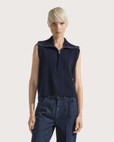 Sleeveless vest with zipper -  | Seventy Venezia