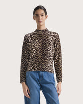 100% wool animal printed turtleneck -  | Seventy Venezia