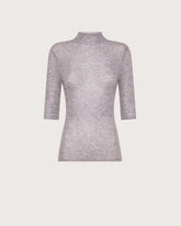 Wool turtleneck with micro sequins -  | Seventy Venezia