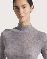 Wool turtleneck with micro sequins -  | Seventy Venezia
