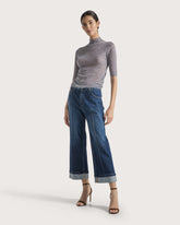 Wool turtleneck with micro sequins -  | Seventy Venezia