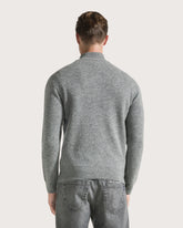 Turtleneck with zipper in pure wool -  | Seventy Venezia