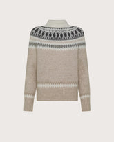 Jacquard crewneck sweater -  | Seventy Venezia