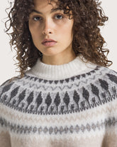 Jacquard crewneck sweater -  | Seventy Venezia