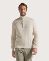 Blended wool braided turtleneck -  | Seventy Venezia