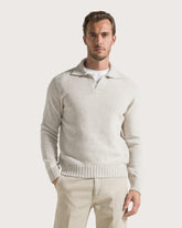 Twisted blended wool polo shirt -  | Seventy Venezia