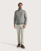 Jacquard turtleneck -  | Seventy Venezia