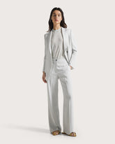 Maglia smanicata  in rasato di lana lino -  | Seventy Venezia