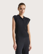 Polo smanicata in viscosa punto tessuto -  | Seventy Venezia