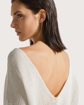 Maglia scollata in fettuccia di cotone -  | Seventy Venezia