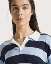 Polo in viscosa riga rugby -  | Seventy Venezia